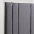 Bedzy Manhattan Winged Floor Standing Upholstered Headboard