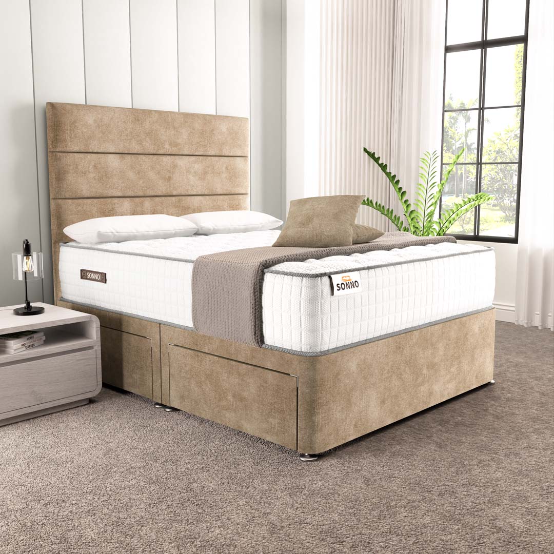 Bedzy Super Ortho Coil Sprung Divan Bed Set