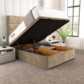 Bedzy Orion Coil Sprung Ottoman Side Lift Bed Set