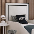 Bedzy Sebastian Kids Fabric Bed with Safety Rails