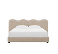 Bedzy Classic Winged Fabric Upholstered Bed Frame
