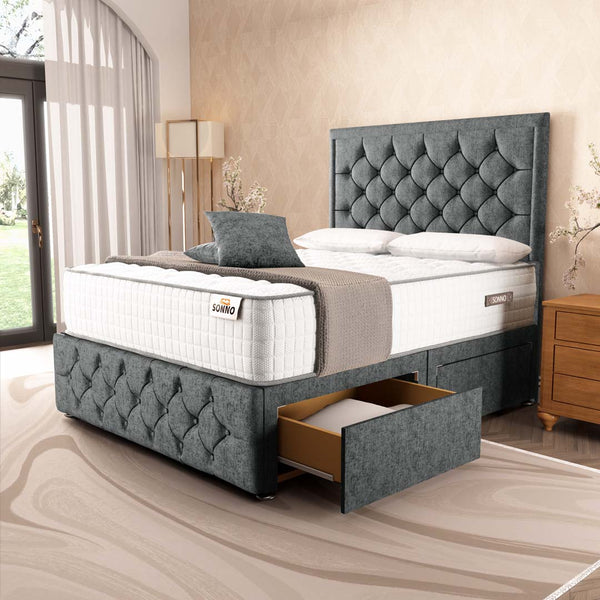 Bedzy Midas Coil Sprung Divan Bed Set