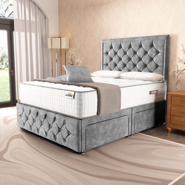 Bedzy Hermes Coil Sprung Divan Bed Set