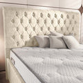 Bedzy Premium Divan Bed Base on Chrome Metal Legs