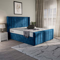 Bedzy Valencia Winged Fabric Upholstered Bed Frame