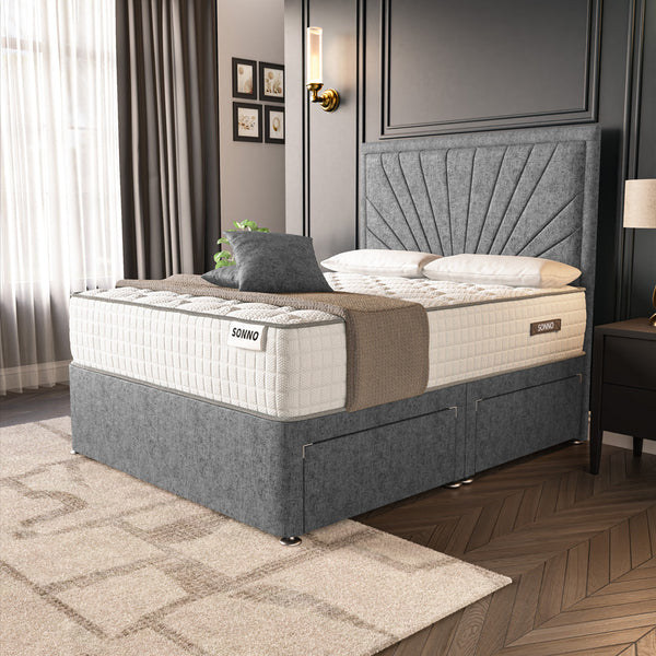 Bedzy Lakonia Coil Sprung Divan Bed Set