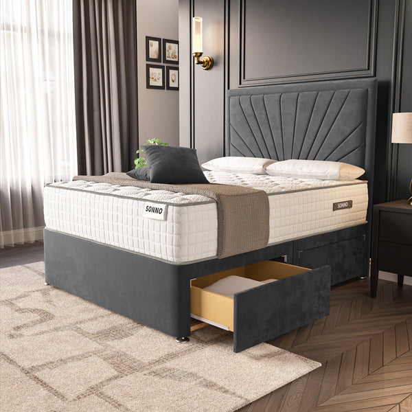 Bedzy Pegasus Coil Sprung Divan Bed Set
