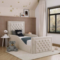 Bedzy Charlie Kids Fabric Bed with Safety Rails