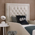 Bedzy Charlie Kids Fabric Bed with Safety Rails