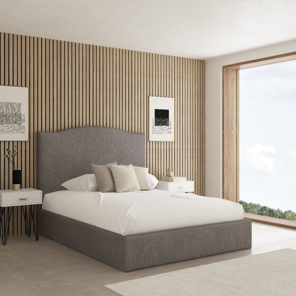 Bedzy Como Bubble Fabric Upholstered Bed Frame