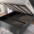 Bedzy Hades Coil Sprung Ottoman Side Lift Bed Set