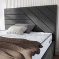 Bedzy Valencia Winged Fabric Upholstered Bed Frame