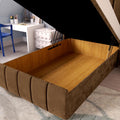 Bedzy Hugo Kids Fabric Bed with Safety Rails