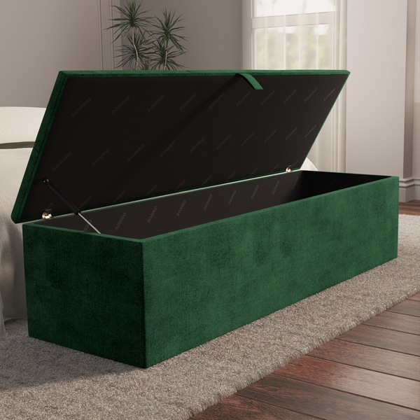 Bedzy Premium Half End Lift Ottoman Storage Divan Bed Base