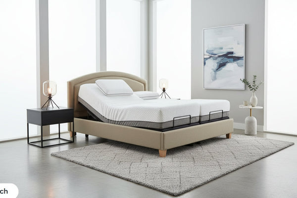 Bedzy Solace 1500 Pocket Sprung Winter/Summer Electric Adjustable Bed Set