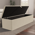 Bedzy Premium Half End Lift Ottoman Storage Divan Bed Base