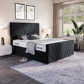 Bedzy York Chesterfield Fabric Upholstered Bed Frame