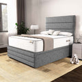 Bedzy Hermes Coil Sprung Ottoman Side Lift Bed Set