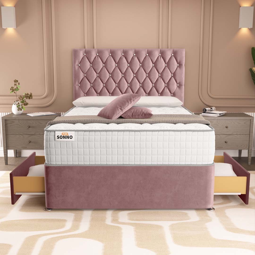 Bedzy Hades Coil Sprung Divan Bed Set