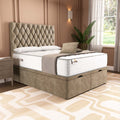 Bedzy Orion Coil Sprung Ottoman End Lift Bed Set