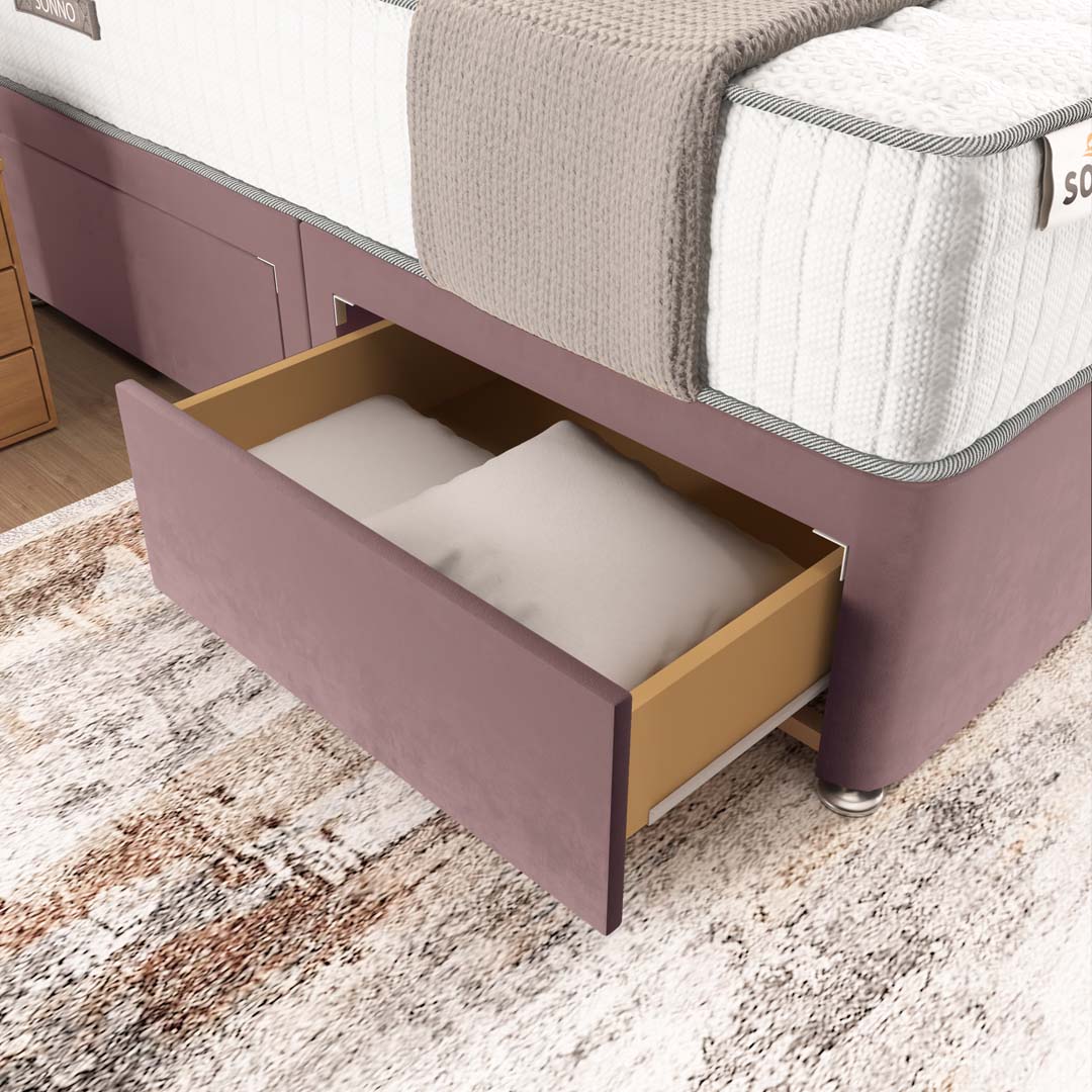 Bedzy Essential Guest 1000 Pocket Sprung Divan Bed Set