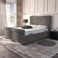 Bedzy York Chesterfield Fabric Upholstered Bed Frame