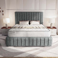 Bedzy Como Bubble Fabric Upholstered Bed Frame