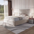Bedzy Premium Divan Bed Base on Wooden Legs