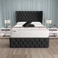 Bedzy Zoya Coil Sprung Ottoman End Lift Bed Set