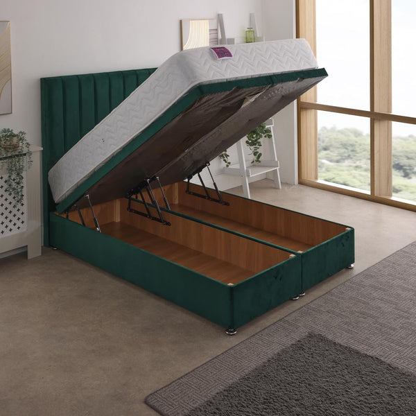 Bedzy Orion Coil Sprung Ottoman End Lift Bed Set