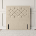 Bedzy Washington Winged Floor Standing Upholstered Headboard