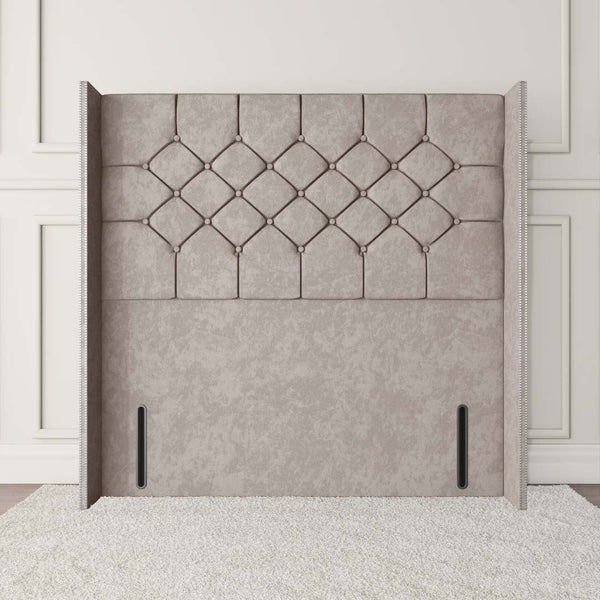 Bedzy Lincoln Strutted Upholstered Headboard