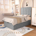 Bedzy Bonnie Kids Fabric Bed with Safety Rails