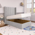 Bedzy Parker Kids Fabric Bed with Safety Rails