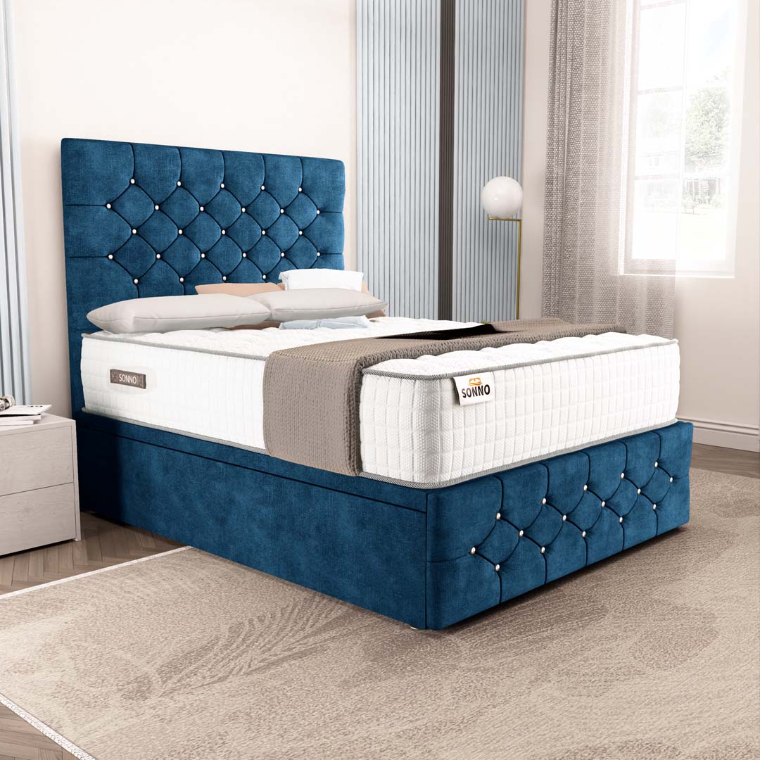 Bedzy Ottoman Storage End Lift Divan Bed Base