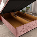 Bedzy Nike Coil Sprung Ottoman Side Lift Bed Set