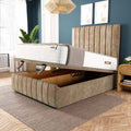 Bedzy Hades Coil Sprung Ottoman Side Lift Bed Set