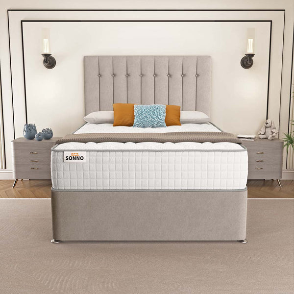 Bedzy Ares Memory Coil Sprung Divan Bed Set