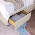 Bedzy Charlie Kids Fabric Bed with Safety Rails