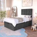 Bedzy Charlie Kids Fabric Bed with Safety Rails