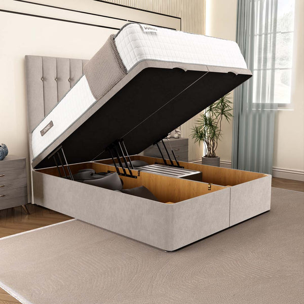 Bedzy Premium Side Lift Ottoman Storage Divan Bed Base