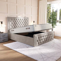 Bedzy Morpheus Coil Sprung Ottoman End Lift Bed Set