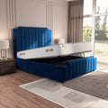 Bedzy Lakonia Coil Sprung Ottoman Side Lift Bed Set