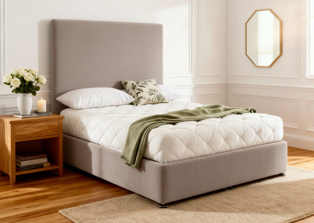 Bedzy Morpheus Coil Sprung Ottoman End Lift Bed Set