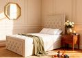 Bedzy Parker Kids Fabric Bed with Safety Rails