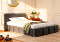Bedzy Sebastian Kids Fabric Bed with Safety Rails