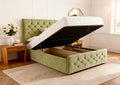 Bedzy Ottoman Storage Half End Lift Divan Bed Base