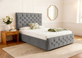 Bedzy Hermes Coil Sprung Ottoman End Lift Bed Set