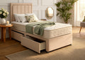 Bedzy Hugo Kids Fabric Bed with Safety Rails