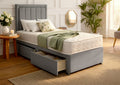 Bedzy Emily Kids Fabric Bed with Safety Rails
